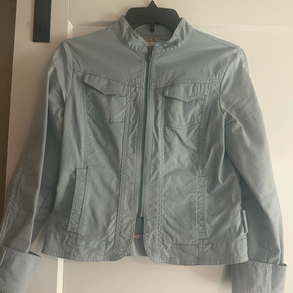 CAbi Light blue Utility Jacket